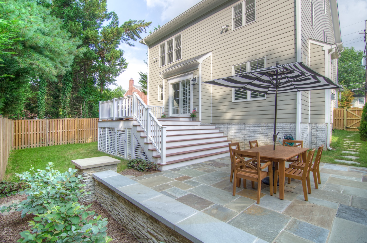 Backyard Deck and Patio