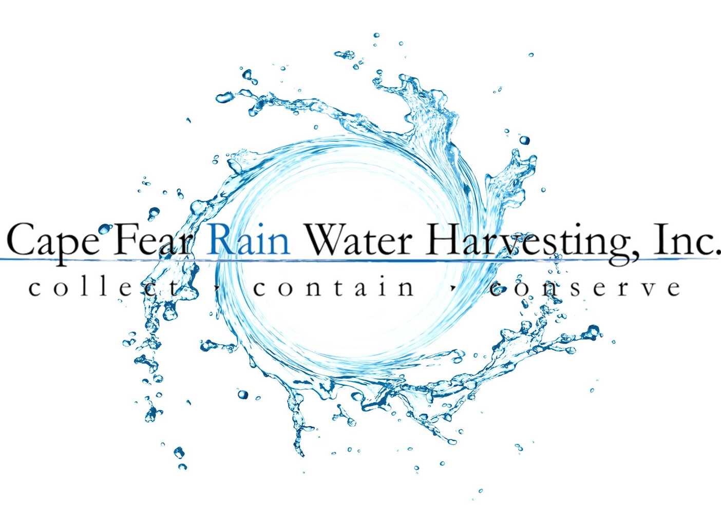 Project photos from Cape Fear Rain Water Harvesting, Inc.