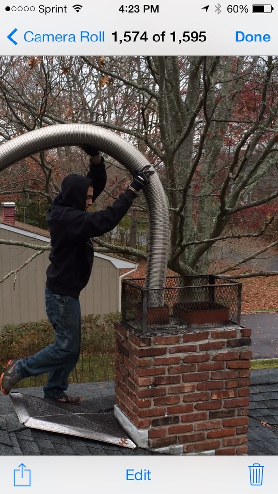 Photo(s) from father and son chimney sweep inc. liners east quogue newyork