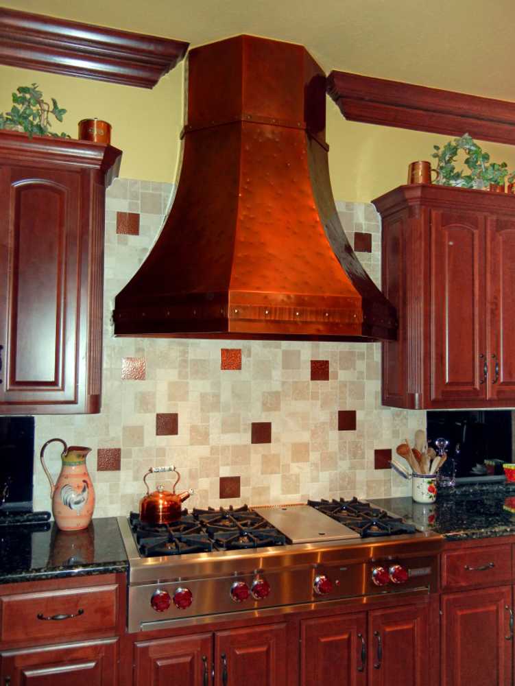 Custom Copper Range Hood