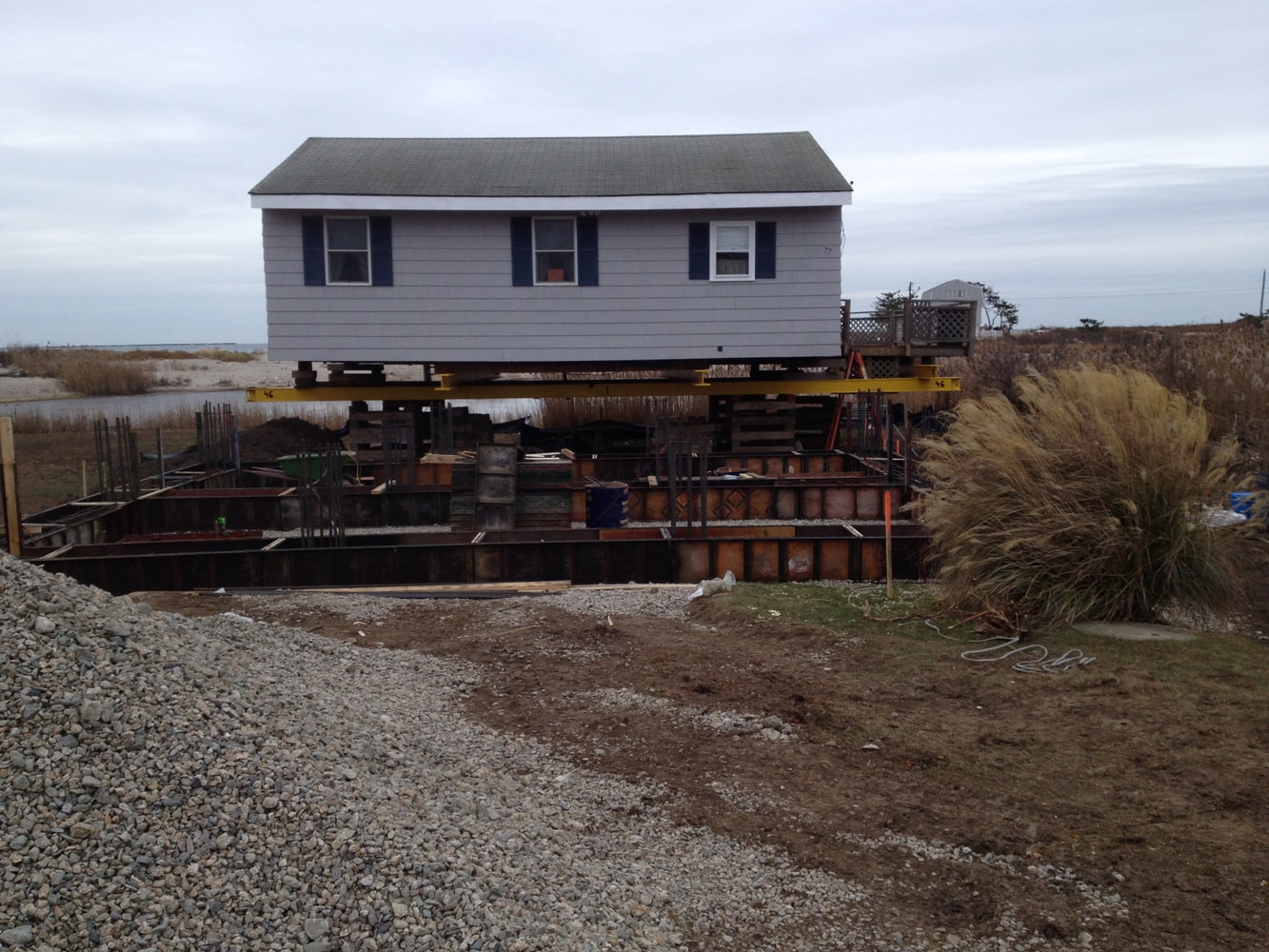 N J & J Builders LLC South Kingstown, RI Coastal Home Elevated