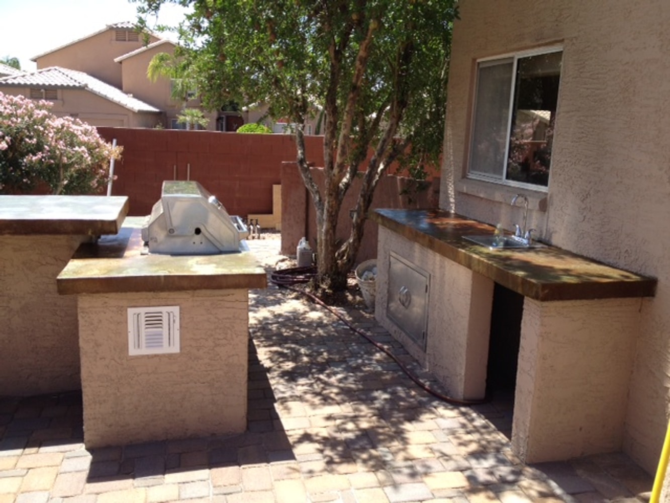 Custom Barbeque Area