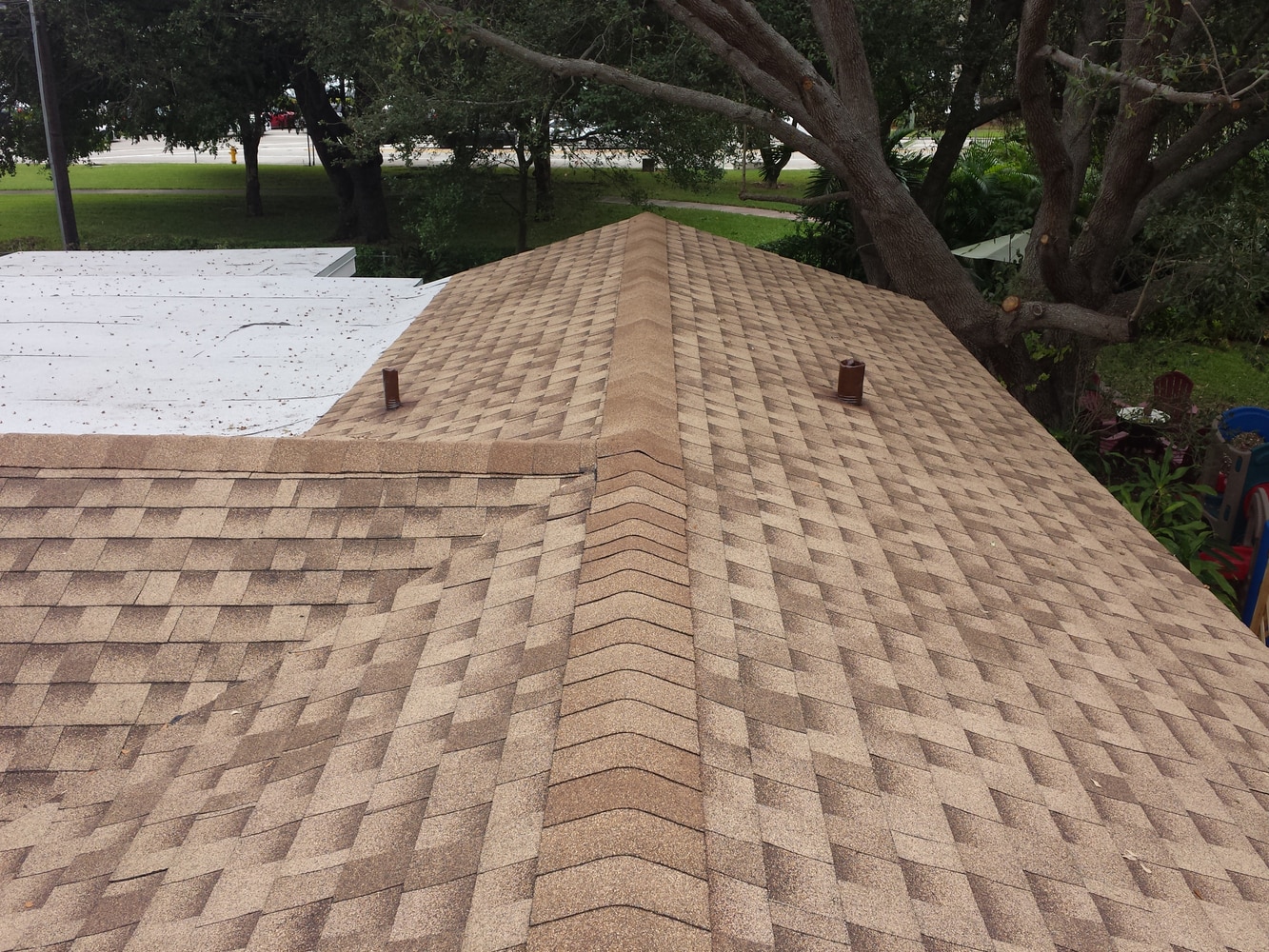 GAF system shingle roof in Coral Gables/Coconut Grove