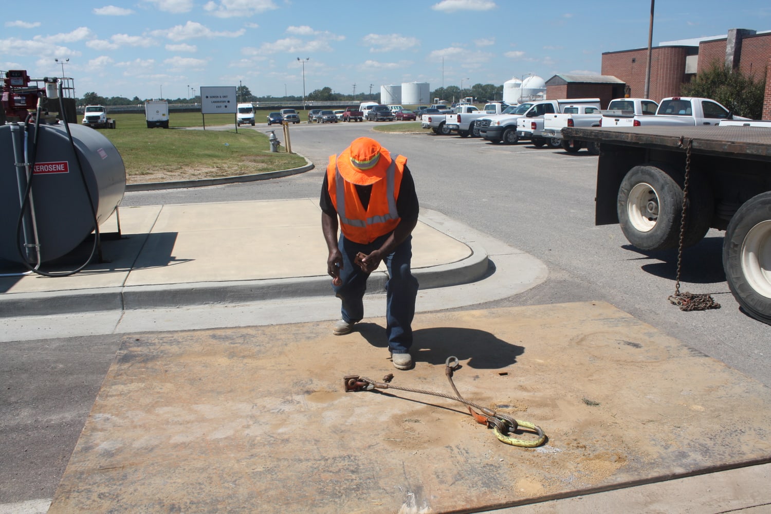 waste water treatment plant