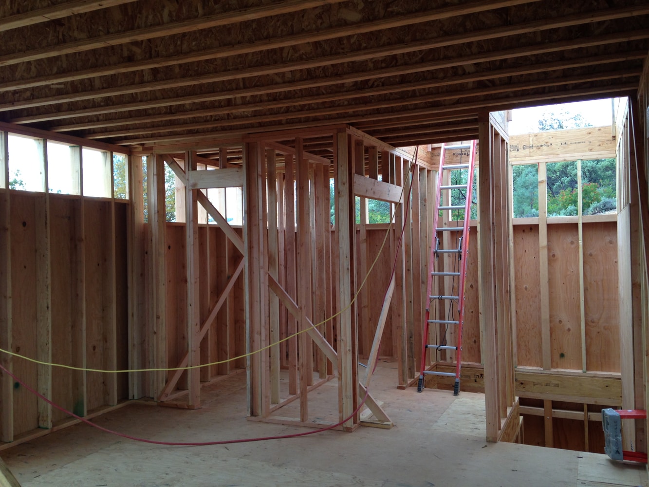 Three Story Wood Framed