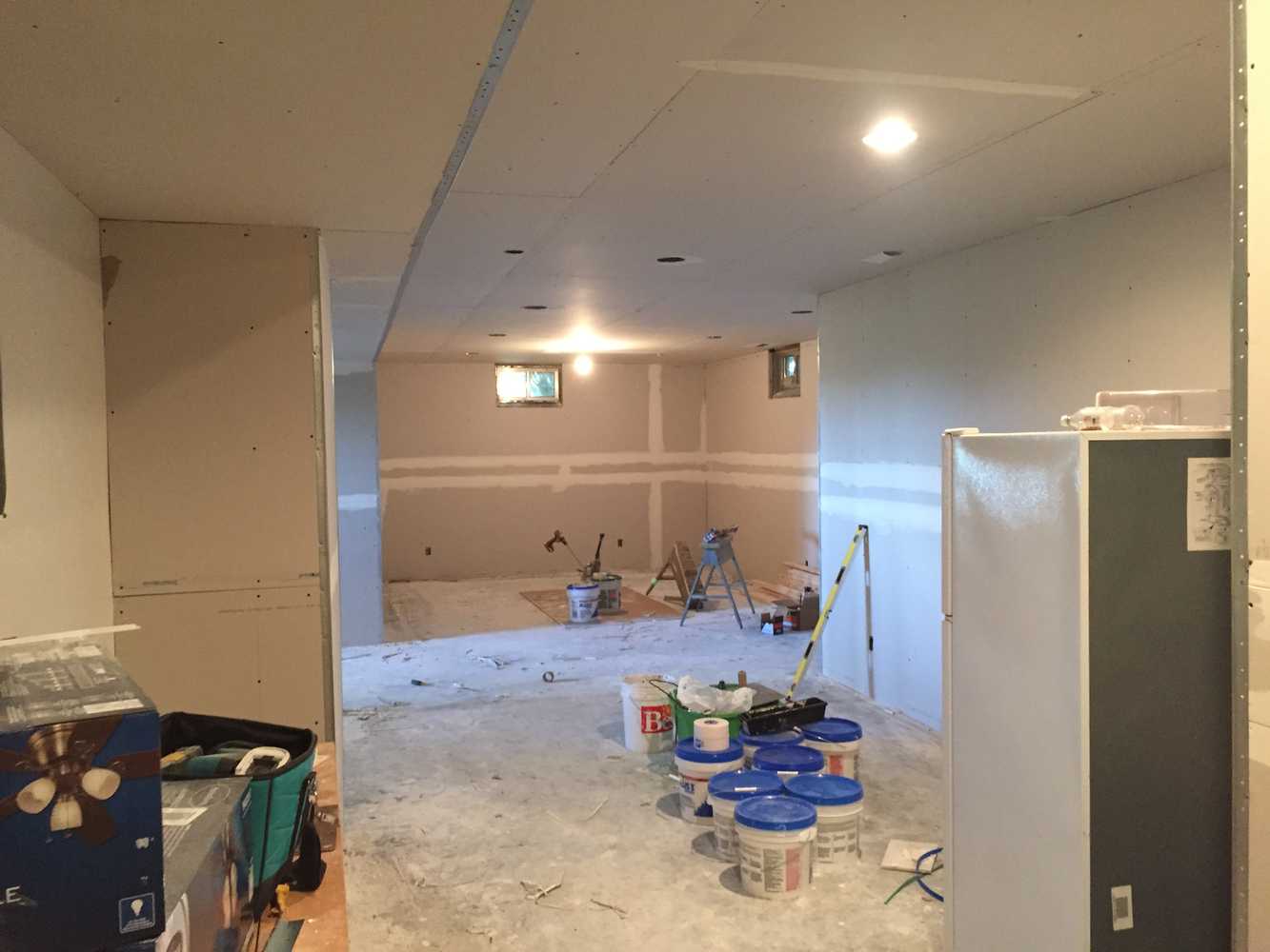 unfinished basement remodel