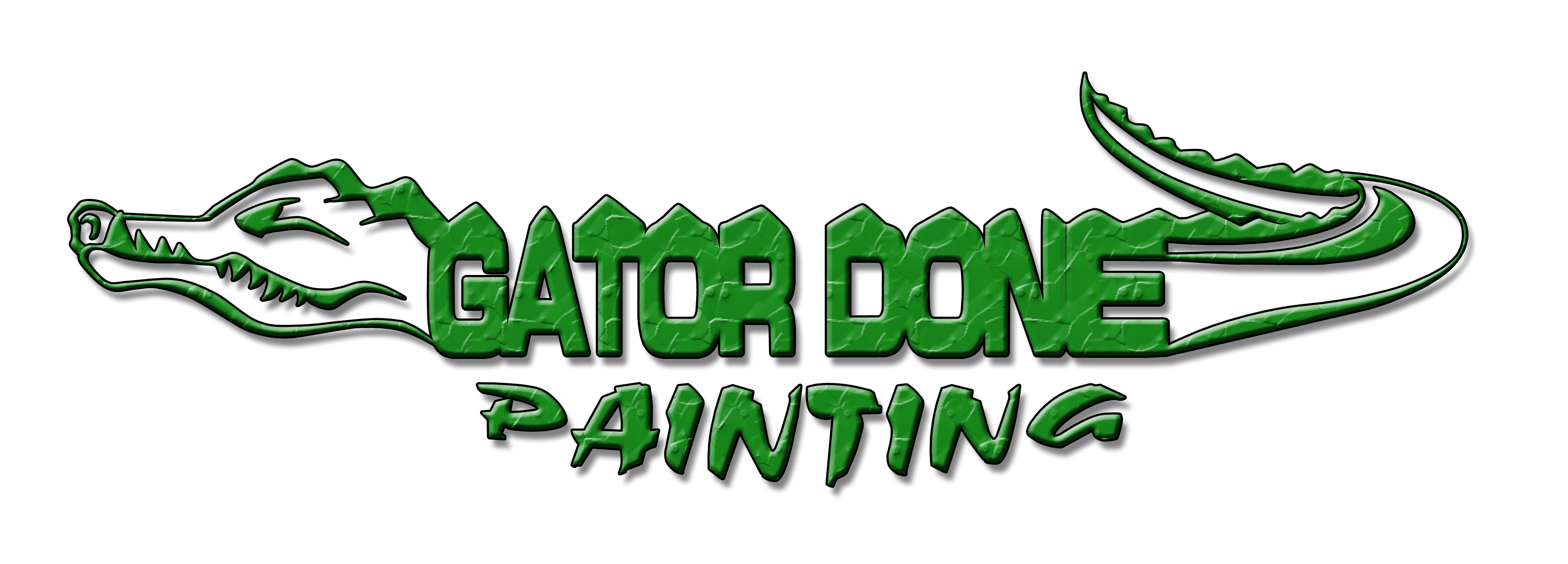 Gator Done Painting