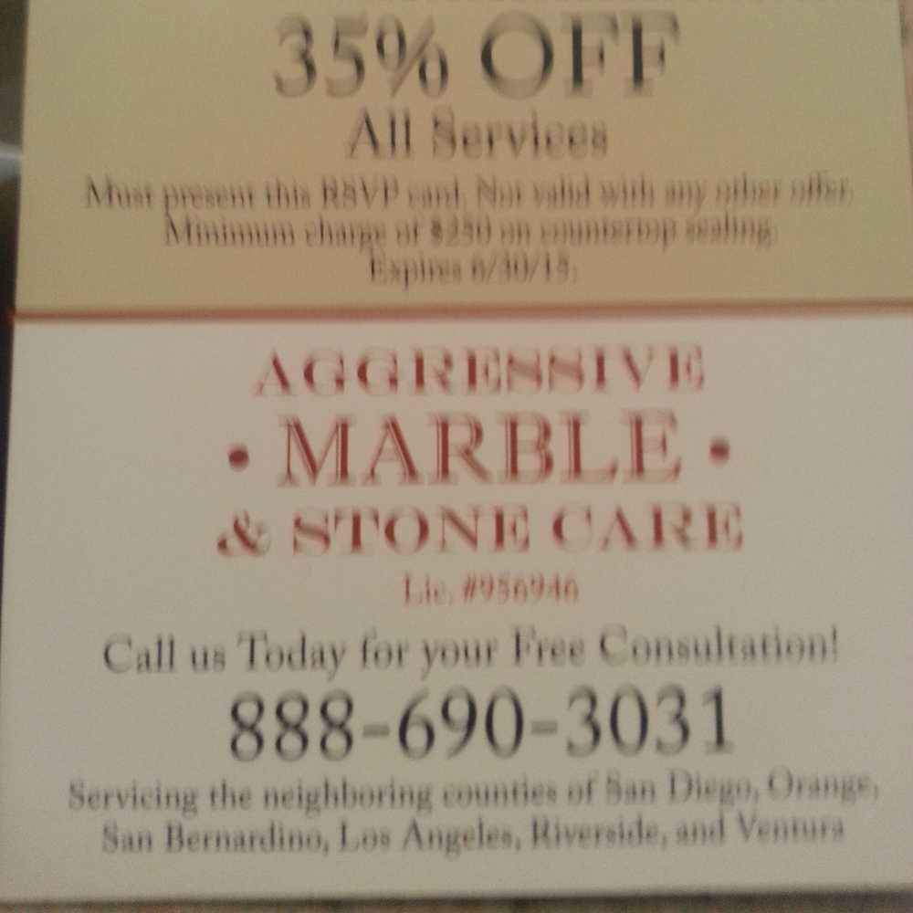 Photos from Aggressive Marble & Stone Care