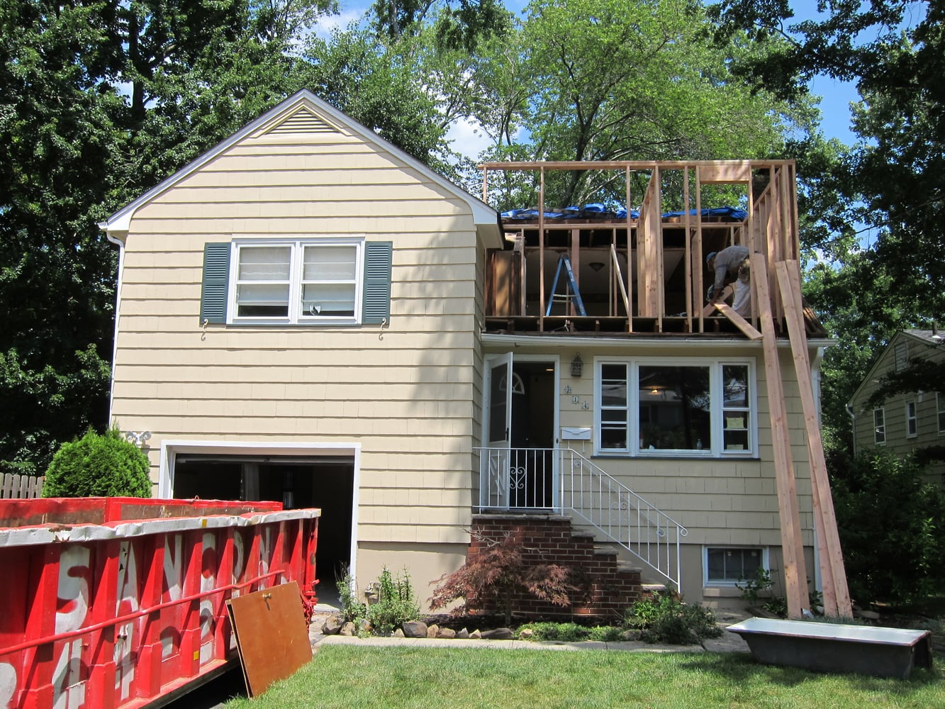 New Jersey Suburban Single Family Home Complete Renovation and Addition