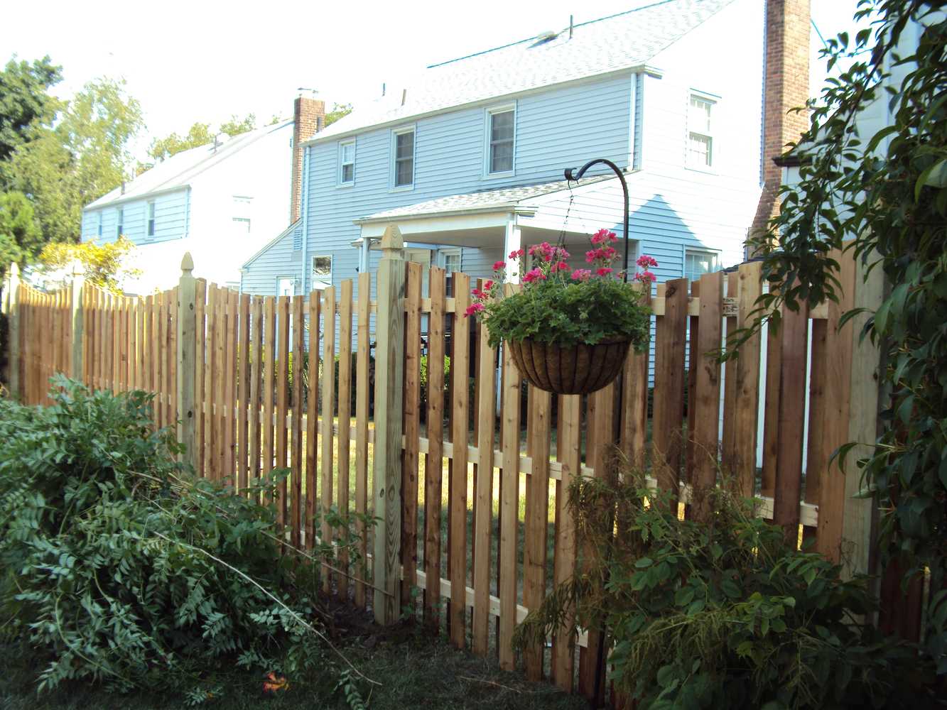 wood fence