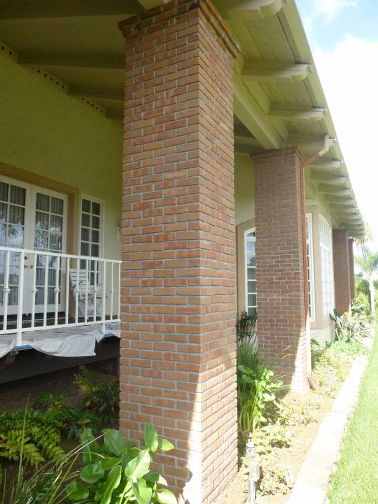 Brick Veneer on Columns