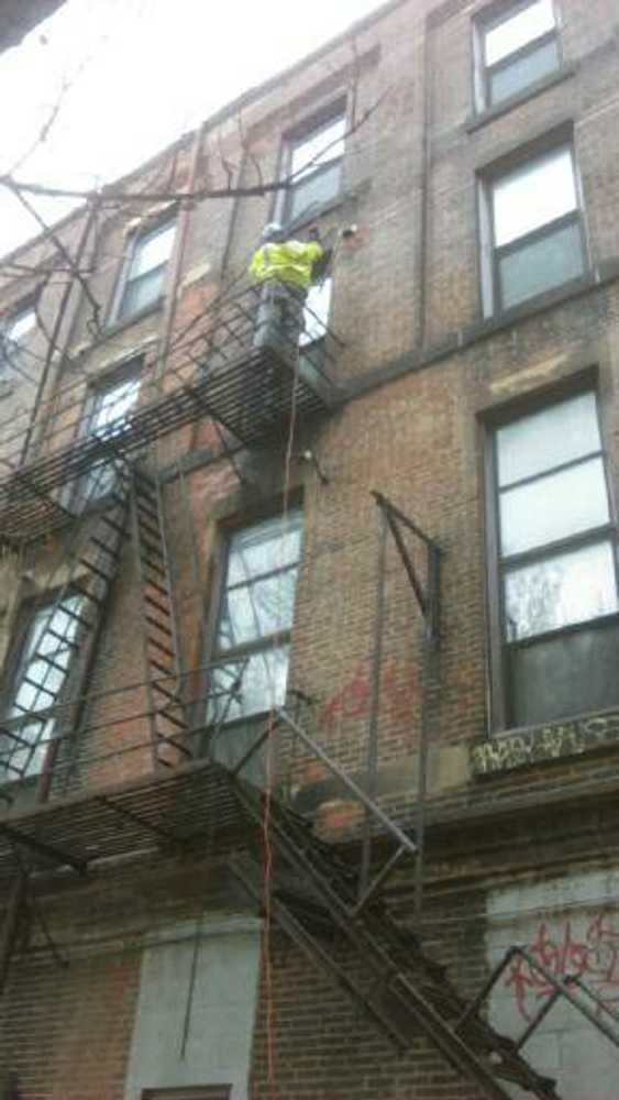 Arch street fire escape demo