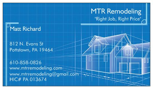 Mtr Remodeling