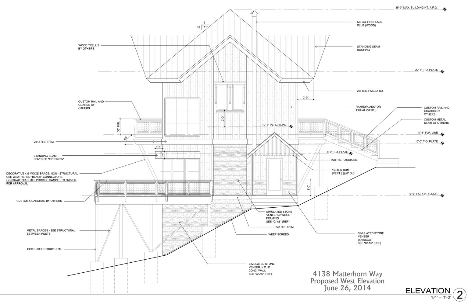 Dante Amato, AIA - Architect 'Mature' Period ('Un-Built Project' w/ W.Lawler. RD, Assist.)