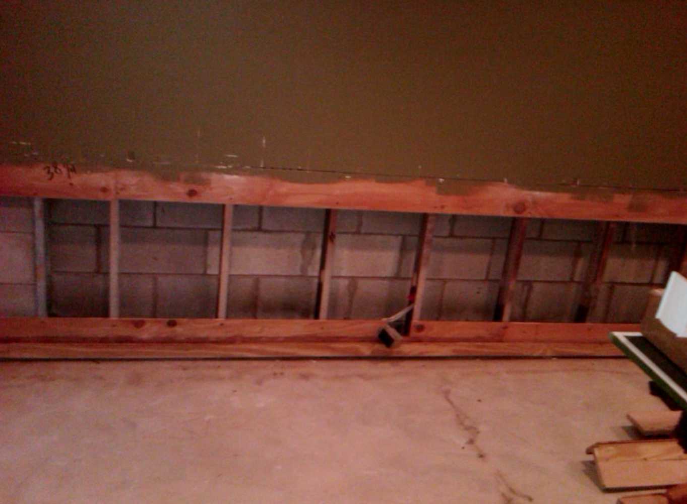 Finished basement remediation and re-build-(restoration project)