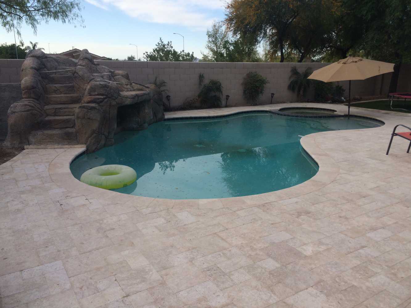 Before and After Complete backyard finishes - Gilbert/Mesa