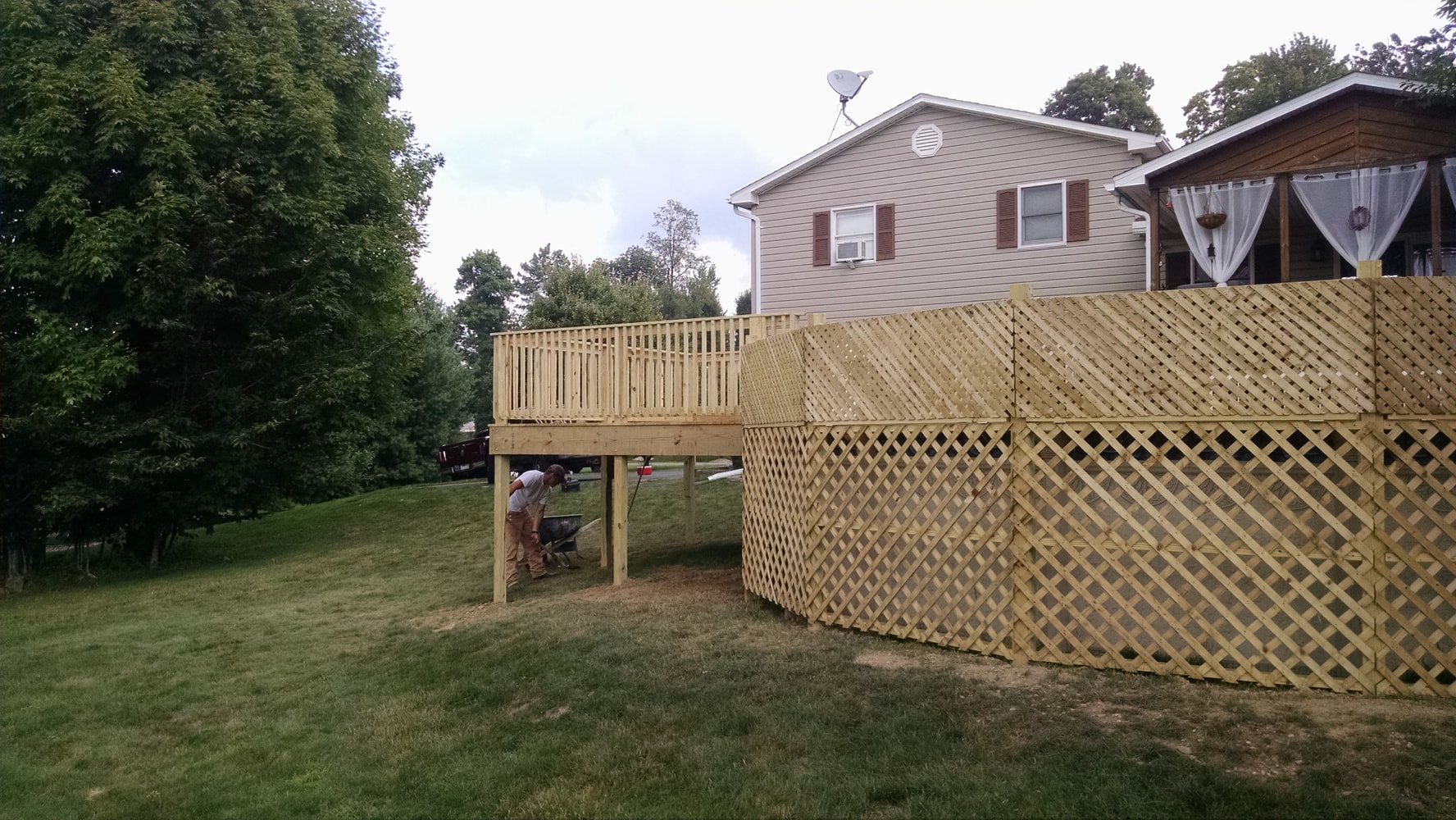 Photo(s) First General Services New Deck for Swimming Pool 