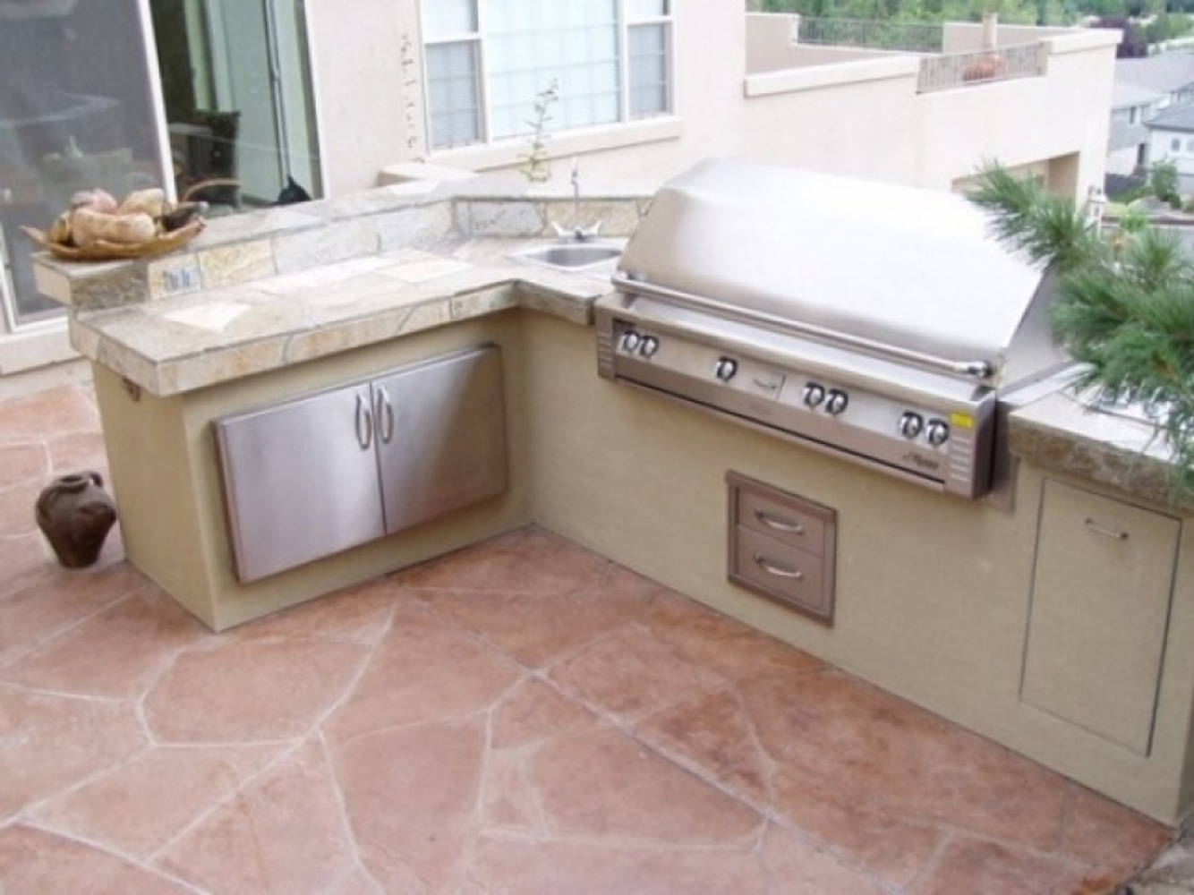 Icoat Concrete exterior flooring overlay system.