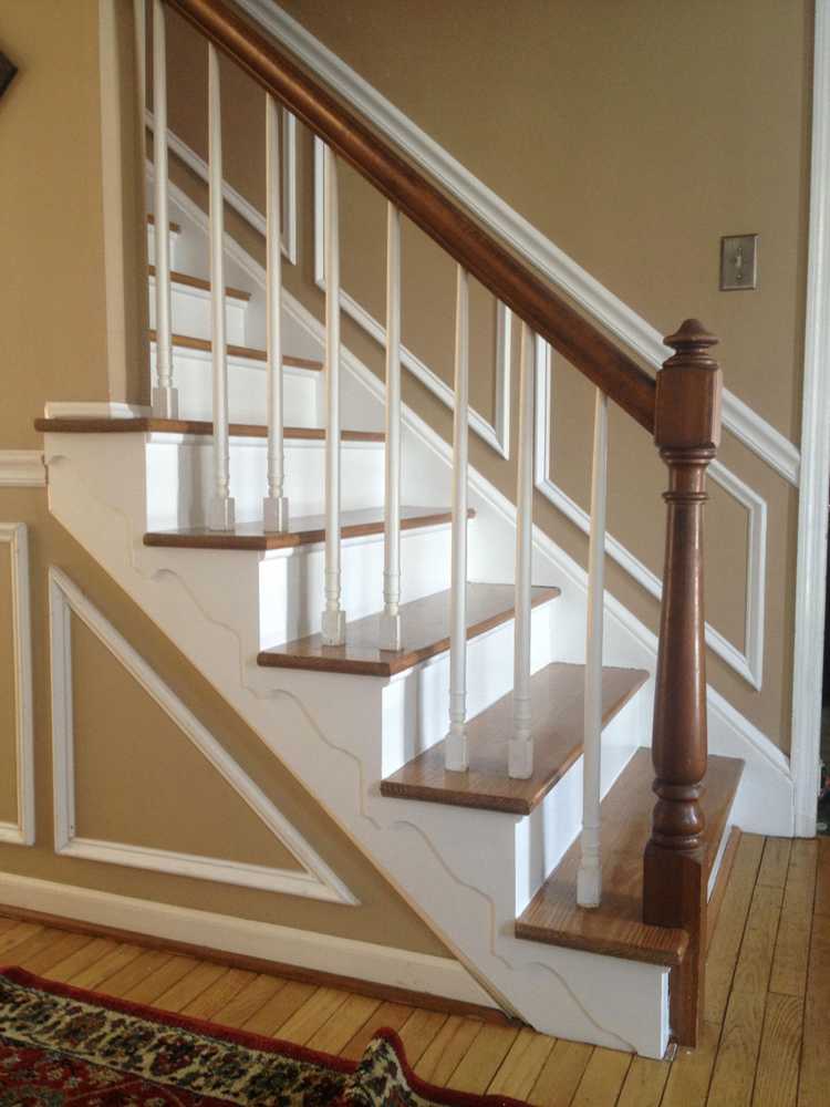 Stairway painting & staining project