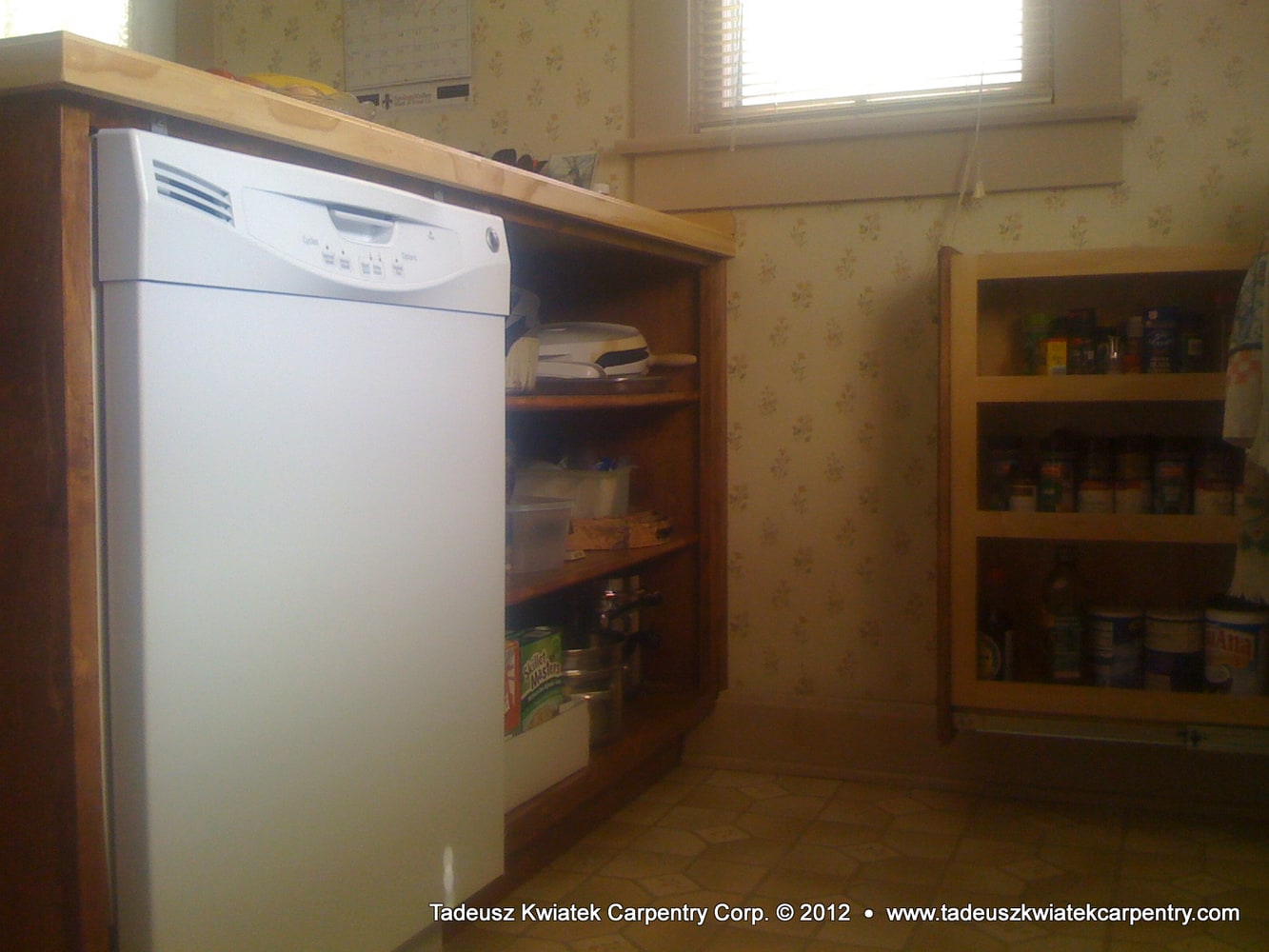 Small home remodel, Jasper, IN: deck and ramp, custom kitchen cabinets...