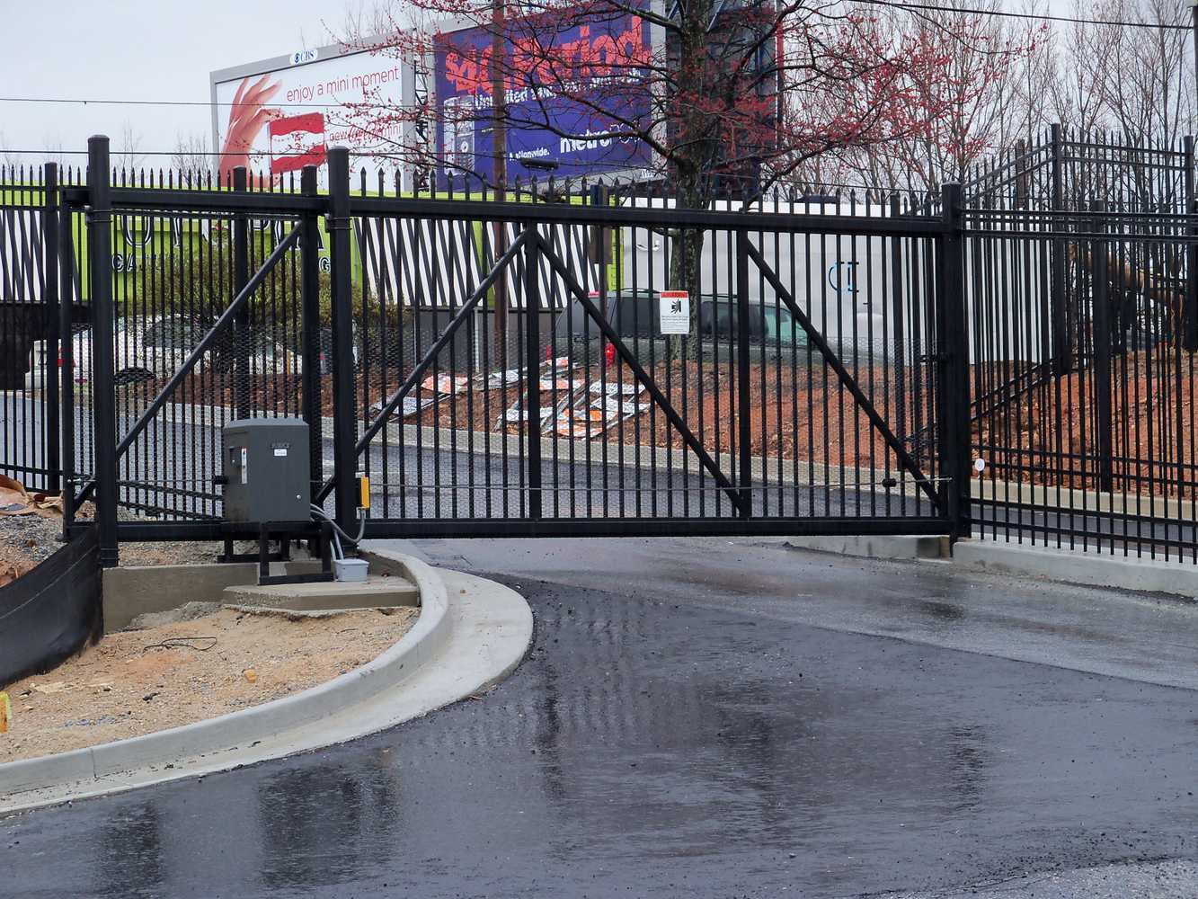 Residential Gates, Subdivision Entry gates, roadwork, stonework etc. Commercial gates