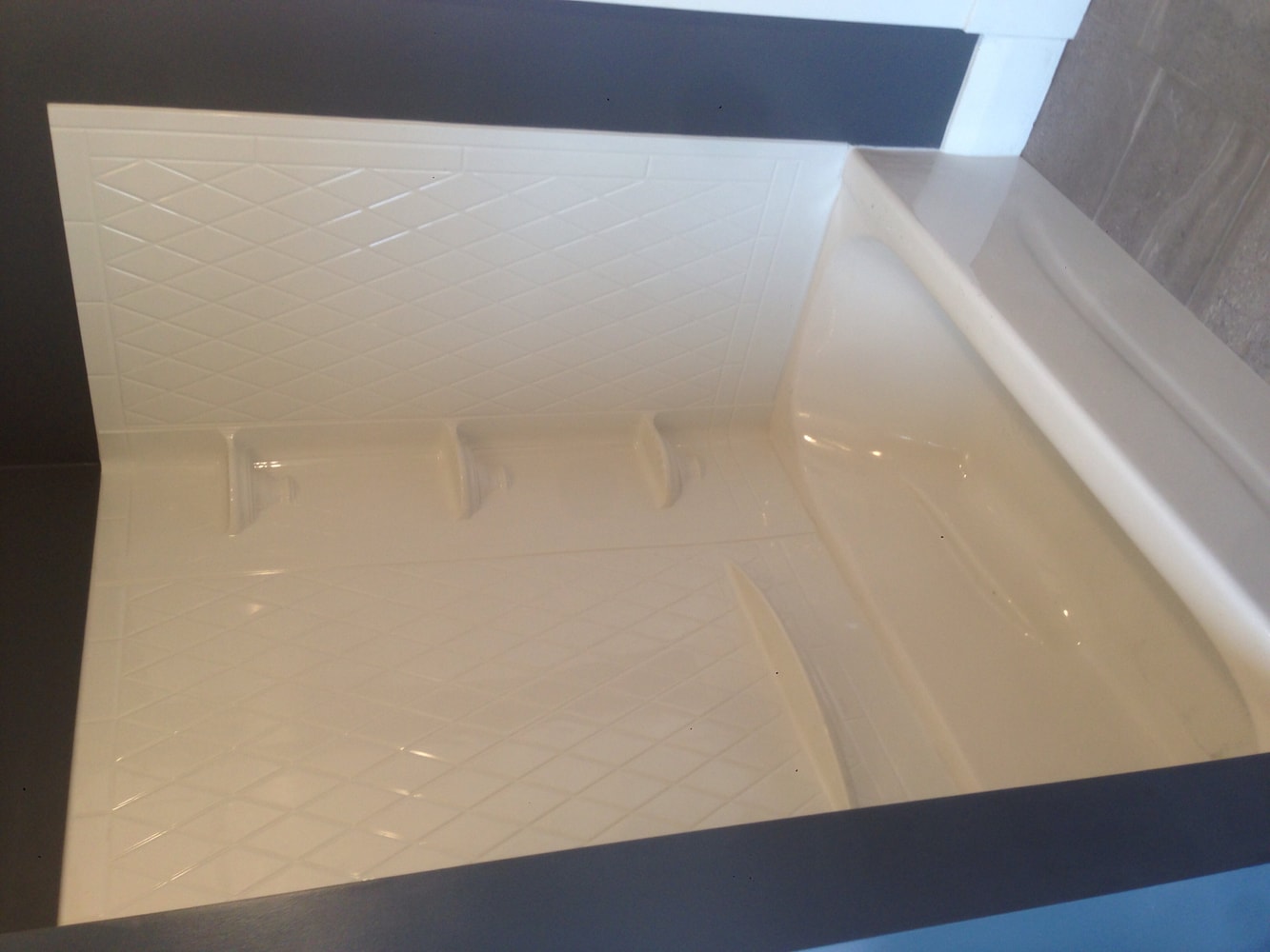 Low budget bathroom remodel--we still turn it out beautiful!