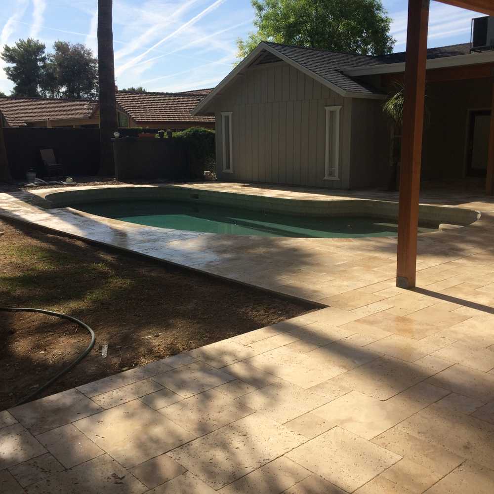 Before and After Complete backyard finishes - Gilbert/Mesa