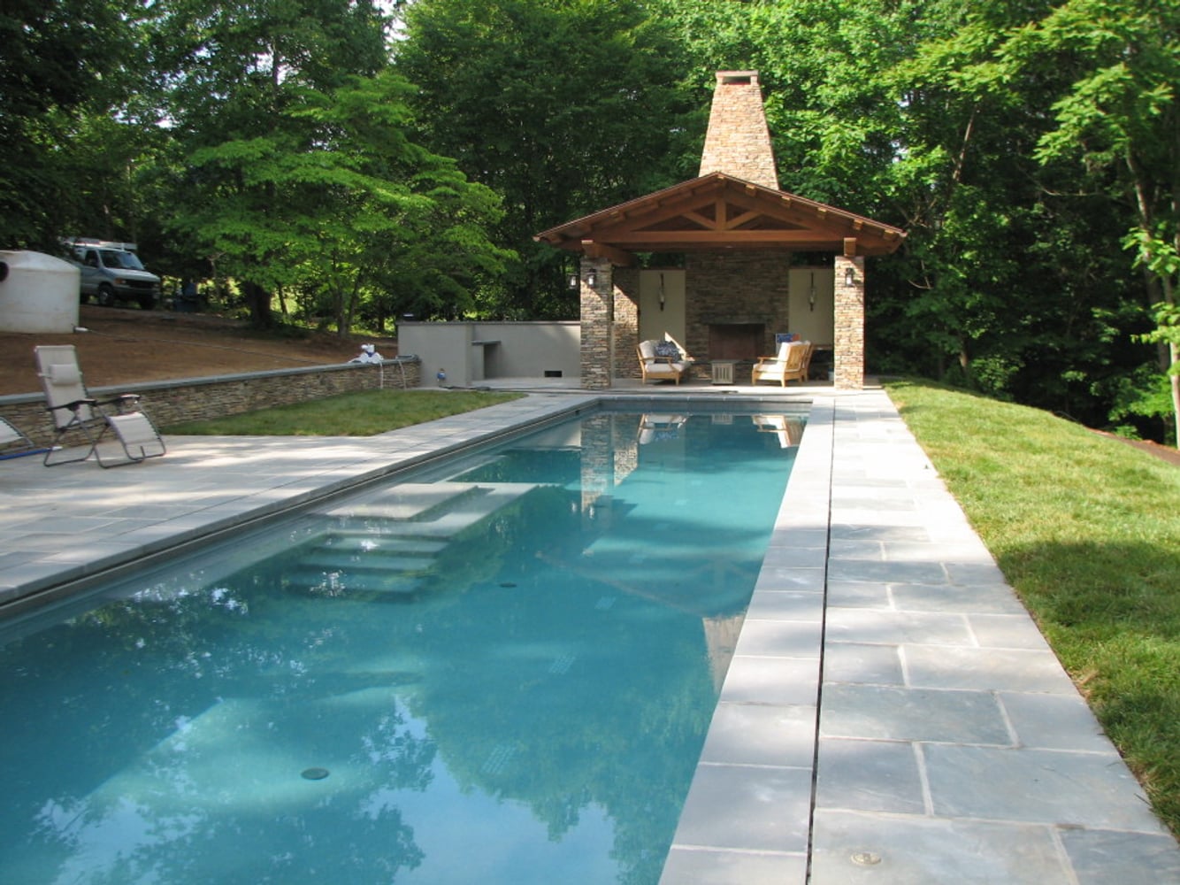 Infinity Edge swimming pool Charlottesville