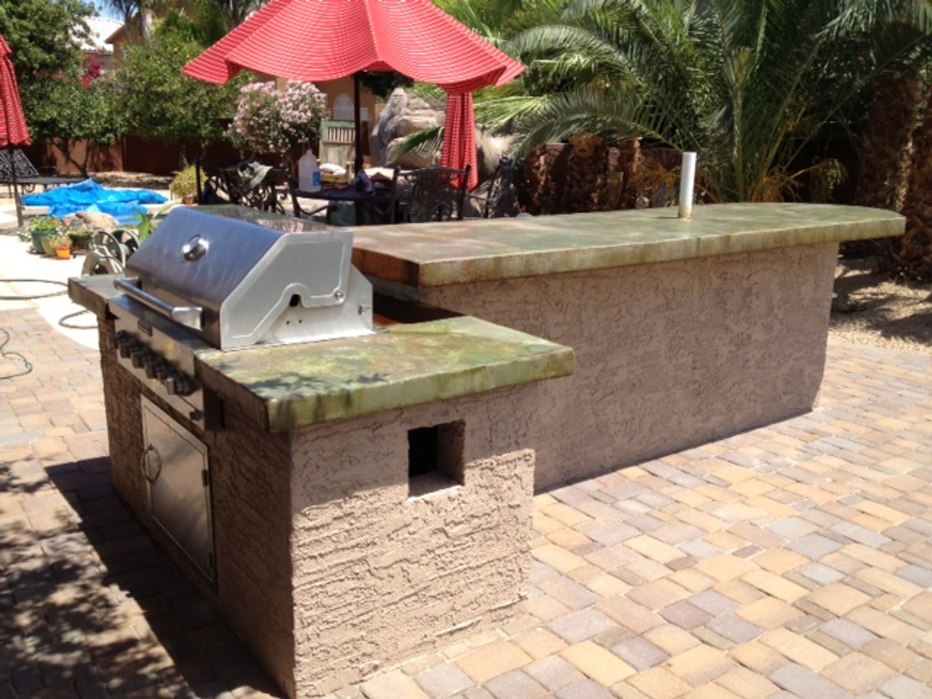 Custom Barbeque Area