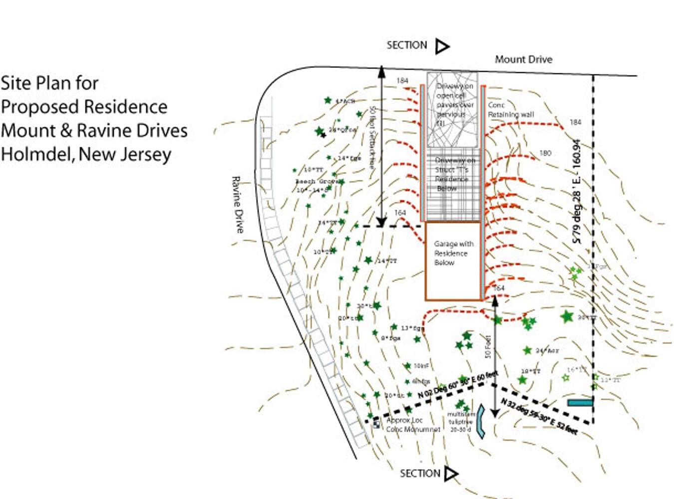 Ravine Dr Siteplan