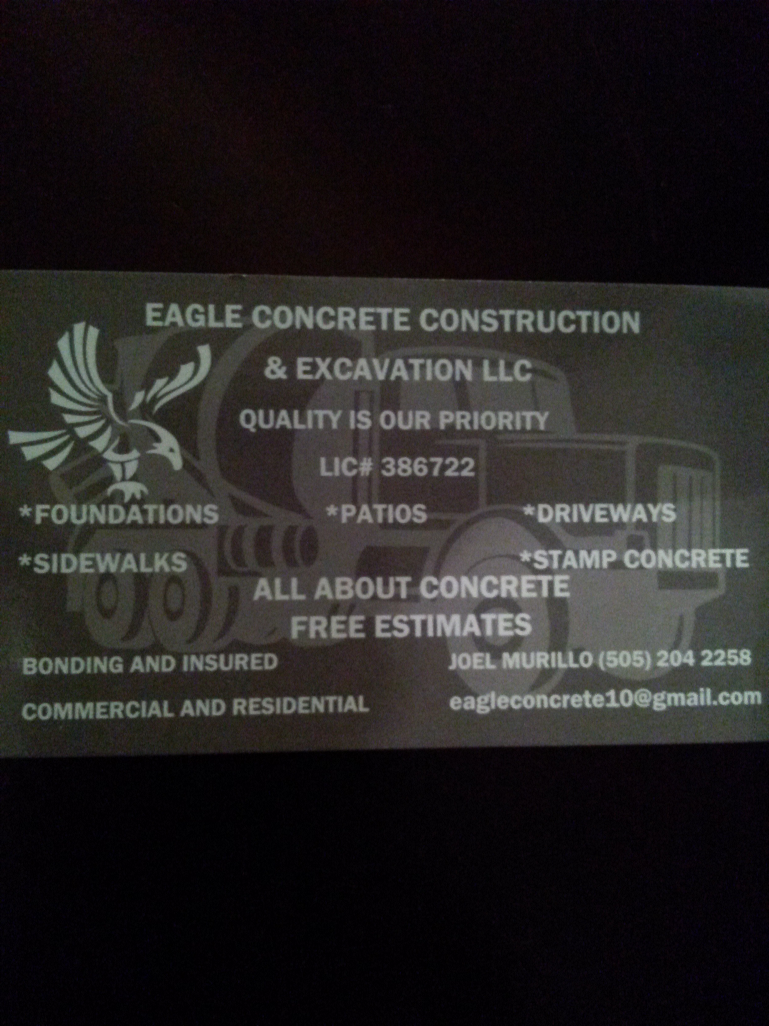 eagle concrete construction & excavation