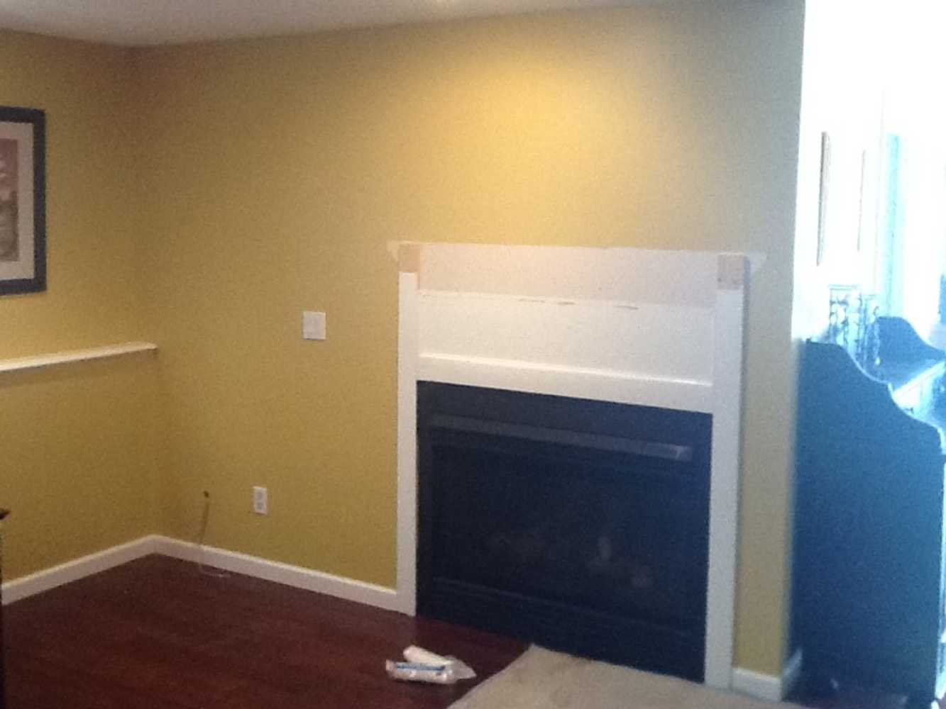 Fireplace Wall Transformation