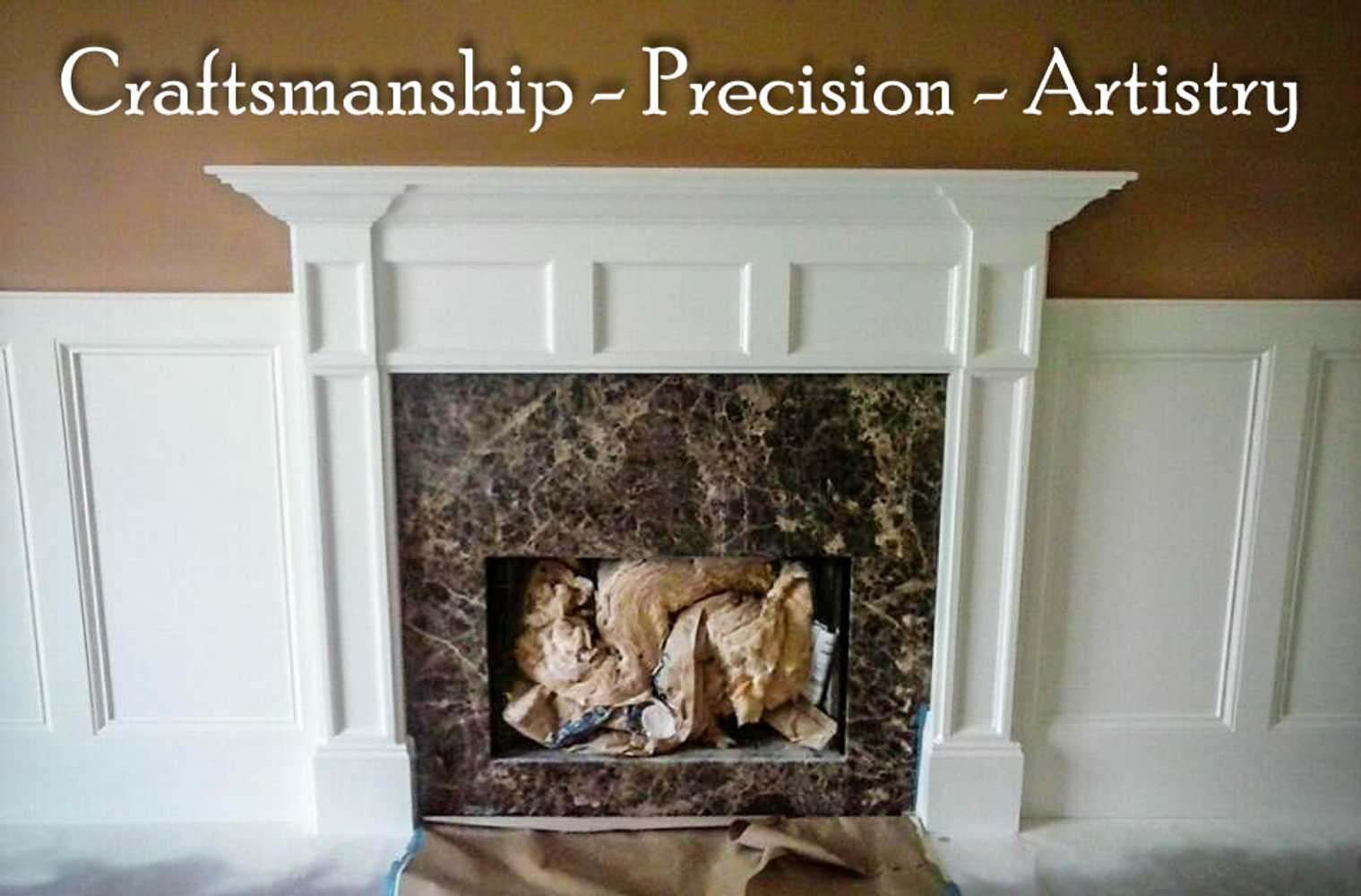 Mantel & Wainscoting