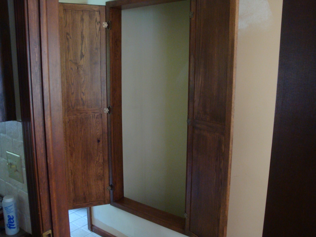 Custome Build Cabinet In Hallway