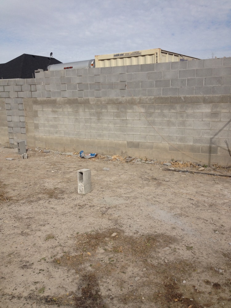 Cinder Block Walls