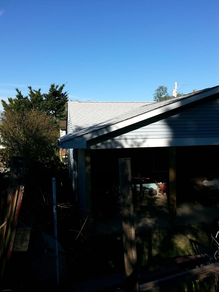 A covered patio we built.