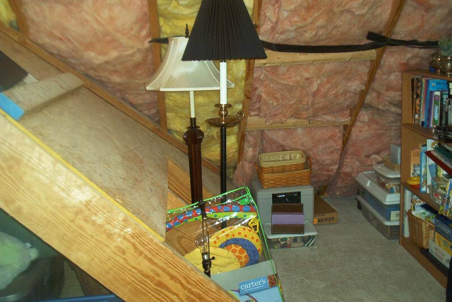 Convert attic space to child's playroom