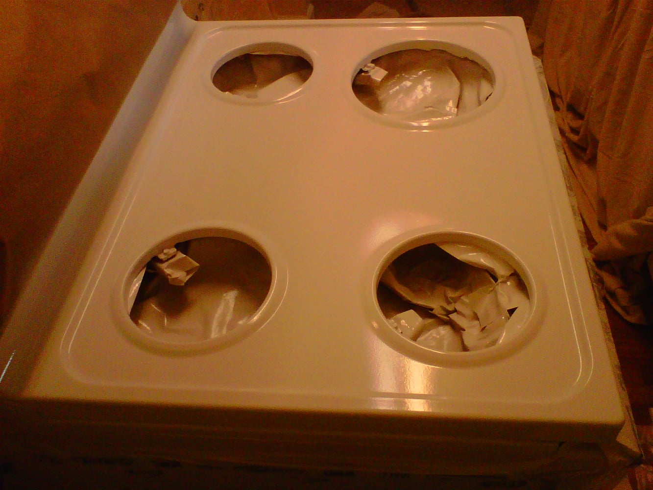 Top Stove in the kitchen