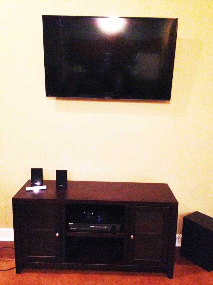 Mount flat screen TVs