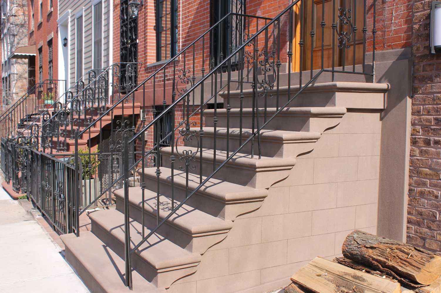 Projects by High Tech Construction Co.- Brownstone Facade Restoration Specialist