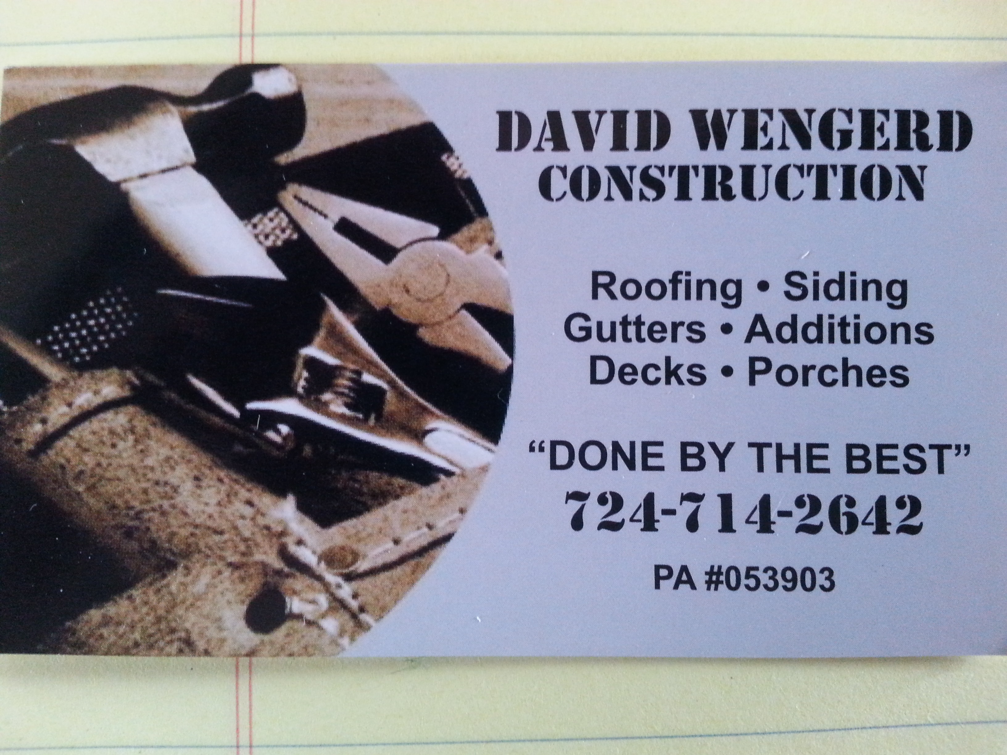 Wengerds construction