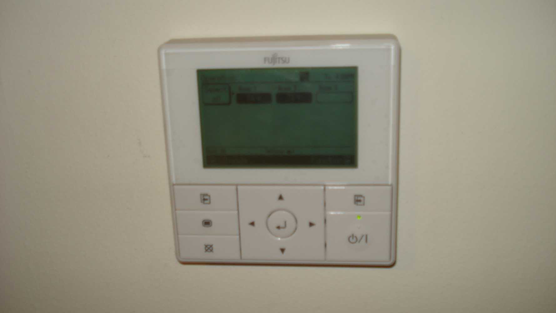 FUJITSU minisplit system duct less 3 indoor units Slim Duct ducted out.