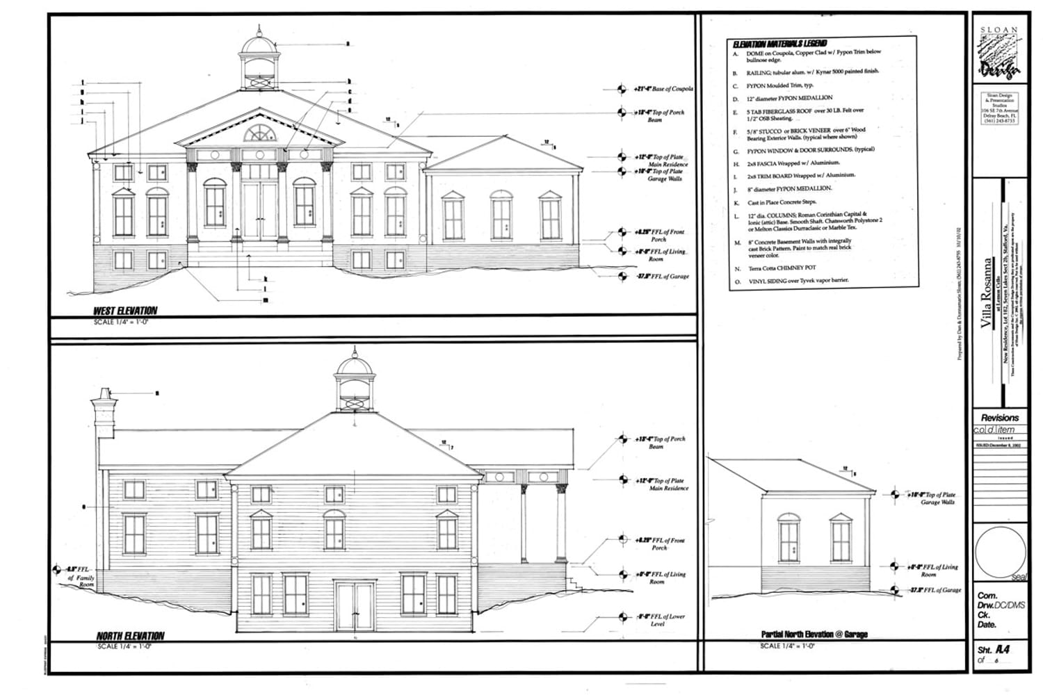 New Virginia Villa based on Villa Rotunda