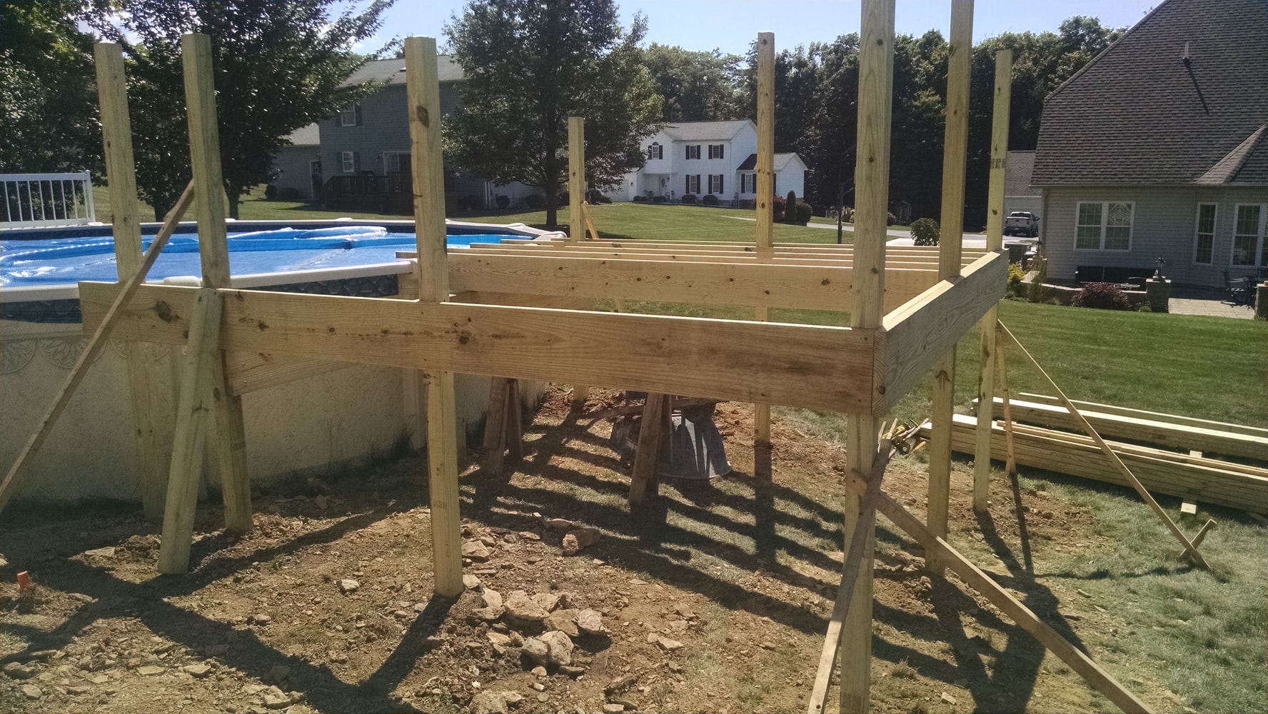 Photo(s) First General Services New Deck for Swimming Pool 