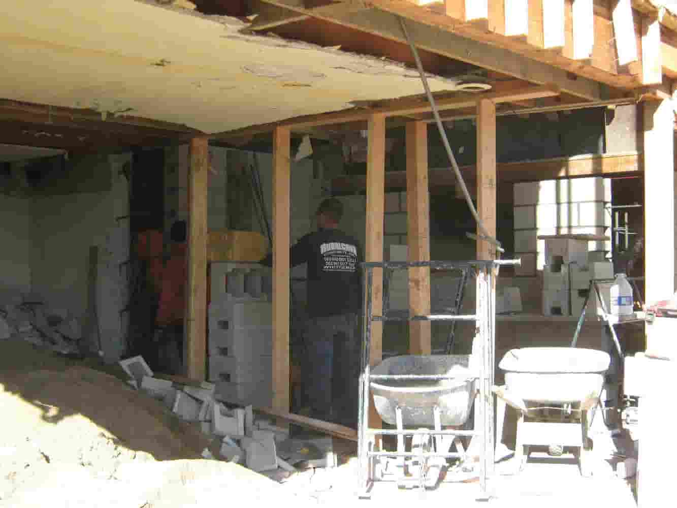 Hillside Construction Work