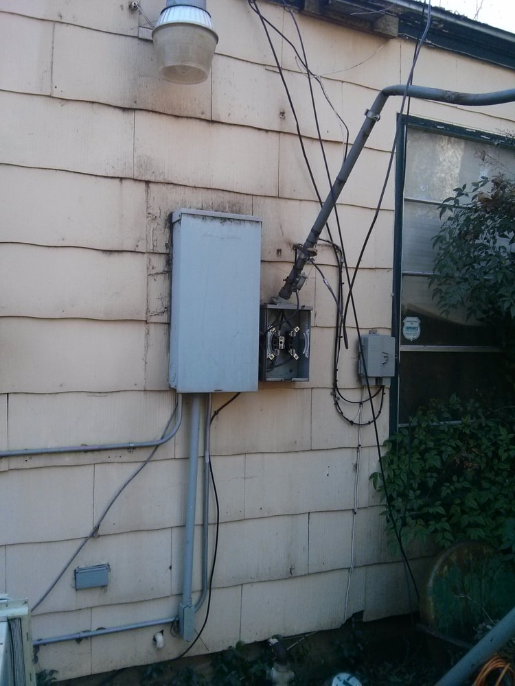 Tree damage/Service Riser repair