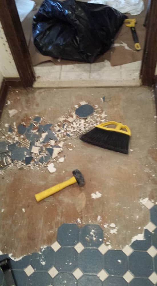 Master and half bath. remodel 