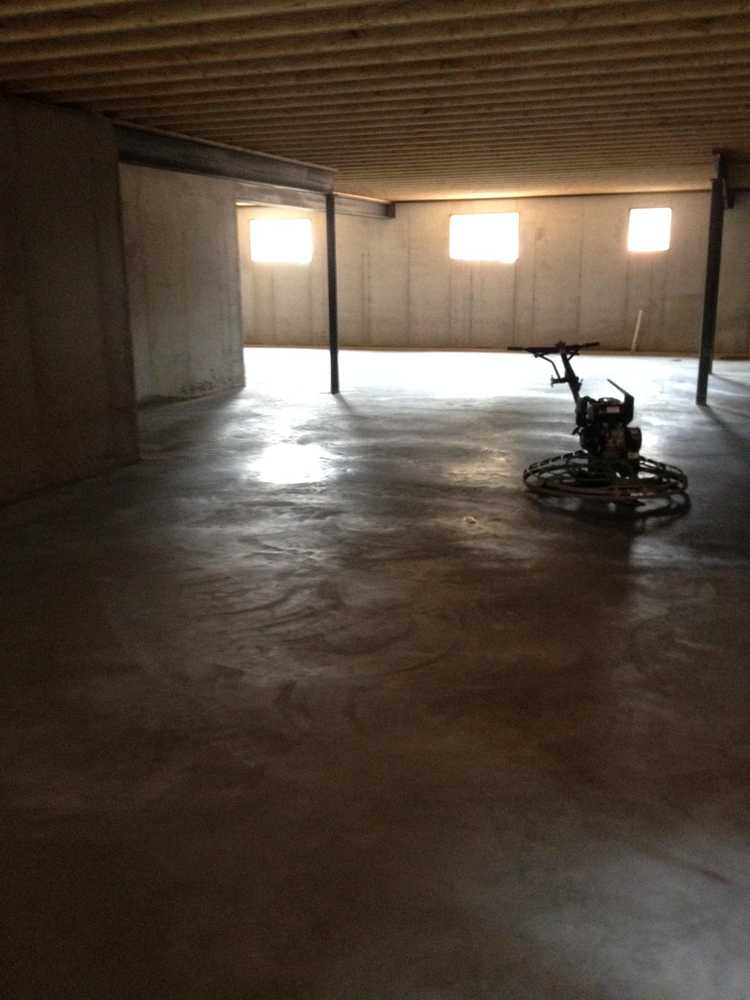 Basement floor