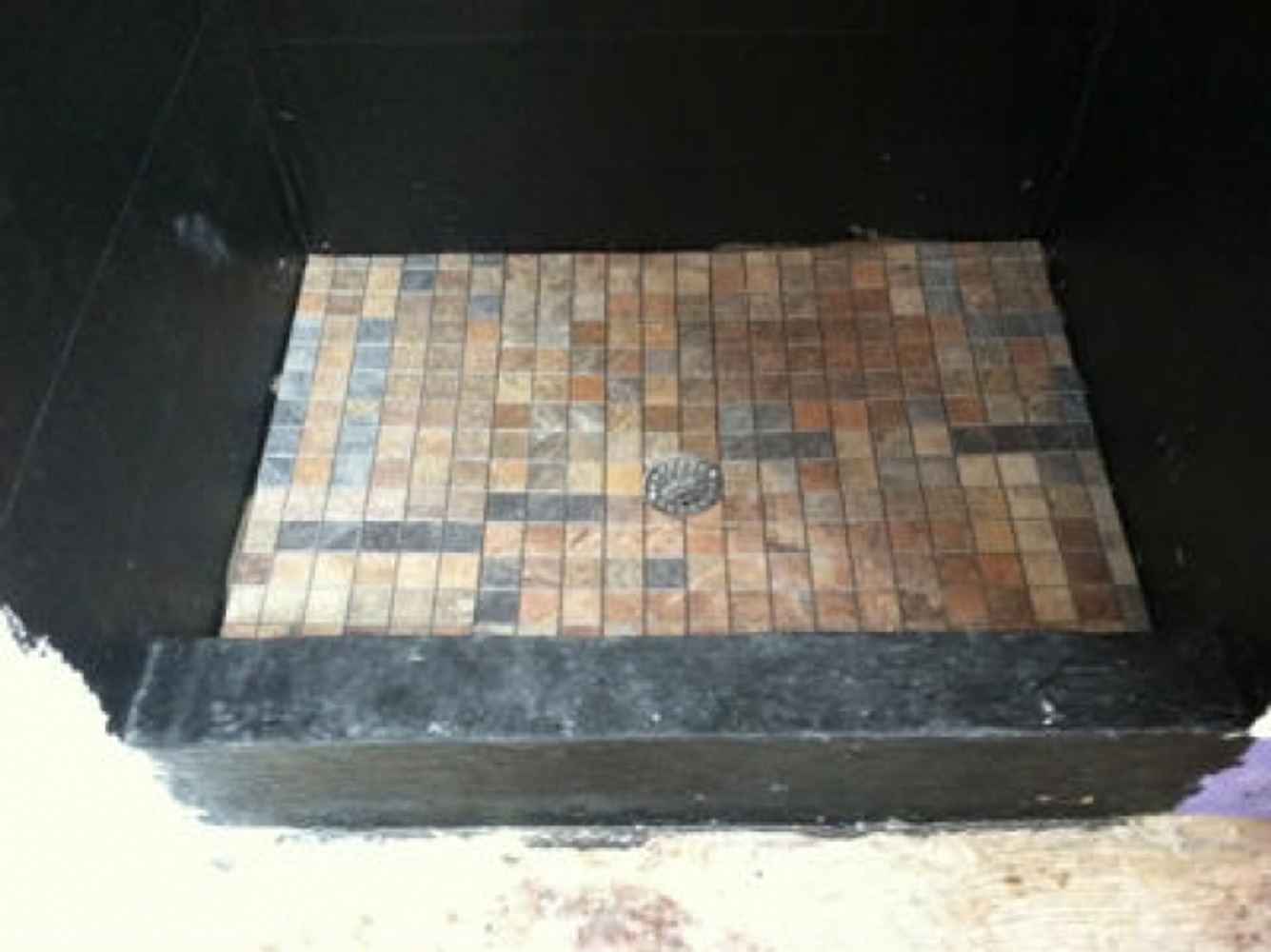 New Shower Floor