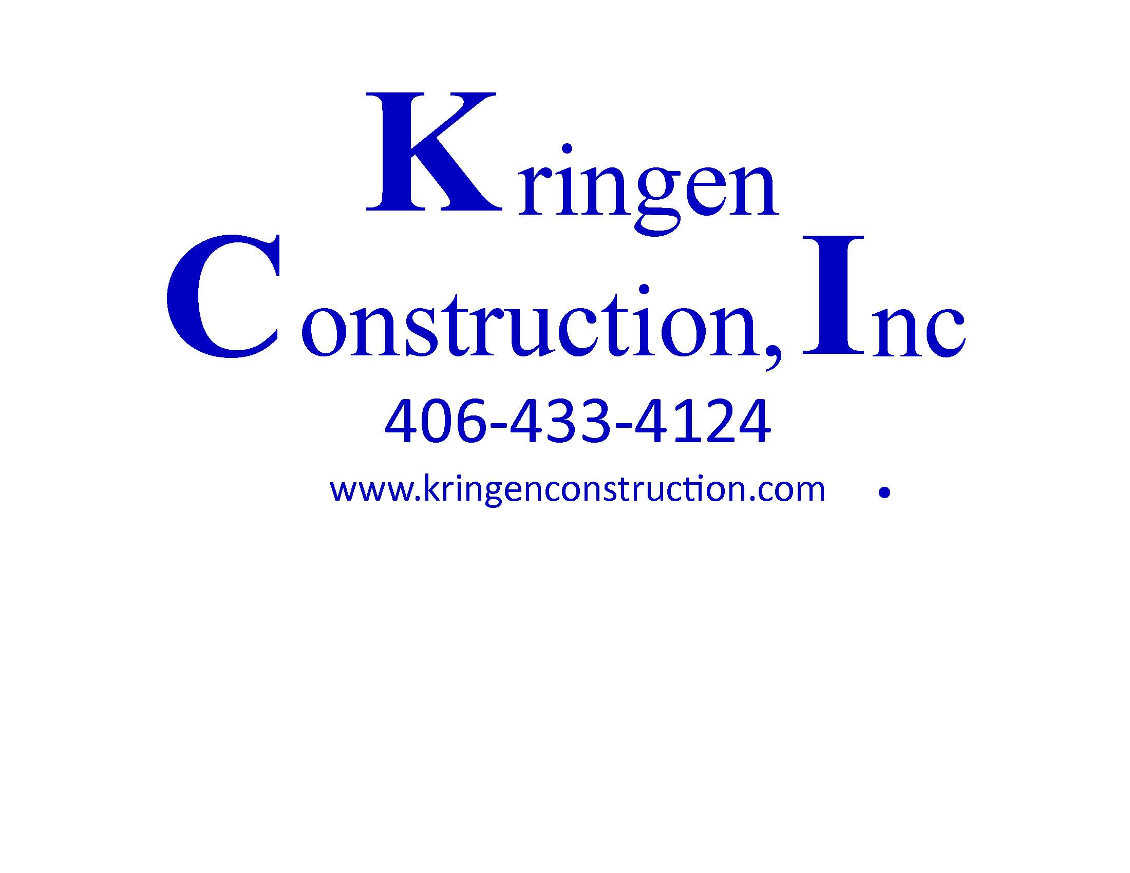 Kringen Construction, Inc.